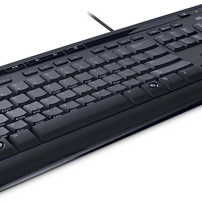 NEW Microsoft Wired Keyboard 600: Wired, Multi-Media Combo Keyboard, Comfortable