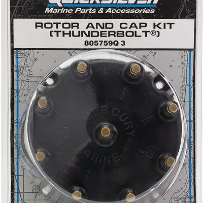 NEW Quicksilver 805759Q3 Distributor Cap Kit - Marinized V-8 Engines by General Motors with Thunderbolt IV and V HEI Ignition Systems