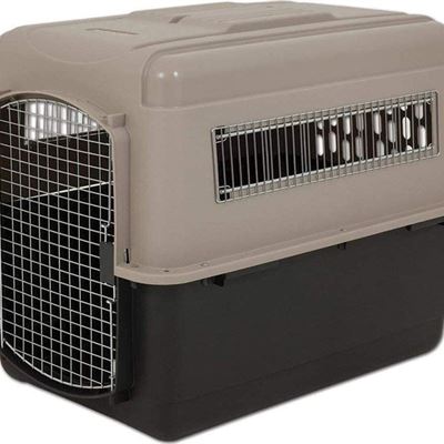 NEW Petmate 21554 Vari Kennel Ultra Fashion, Extra Large (Bleached Linen/Coffee Grounds)