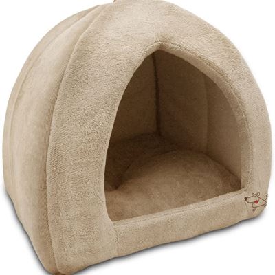 NEW Pet Tent - Soft Bed for Dog and Cat, Best Pet Supplies, Large, Tan
