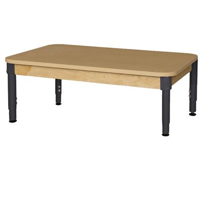 NEW HPL3048A1217 30" x 48" Rectangle High Pressure Laminate Table with Adjustabl