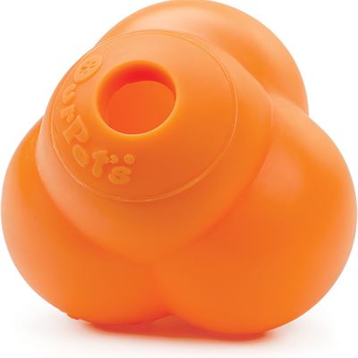 NEW OurPets Atomic Treat Ball Interactive Dog Toy, 3-Inch (Colors Vary)