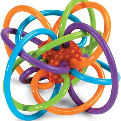 NEW Manhattan Toy Winkel Rattle and Sensory Teether Toy