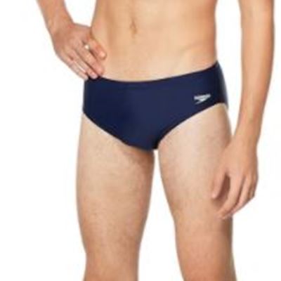 New Speedo Men's Swimsuit Brief Powerflex Eco Solid Adult