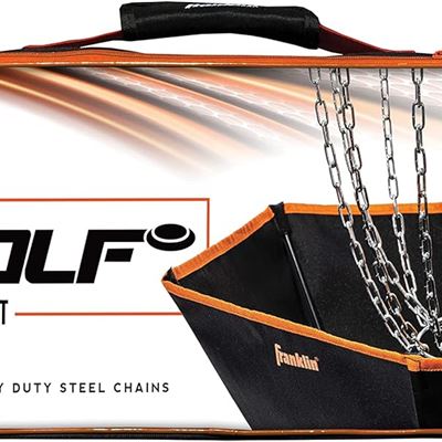 NEW Franklin Sports Disc Golf Target - Portable - Sturdy Metal Chains