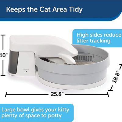 NEW PetSafe Simply Clean Self-Cleaning Cat Litter Box, Automatic Litter Box for