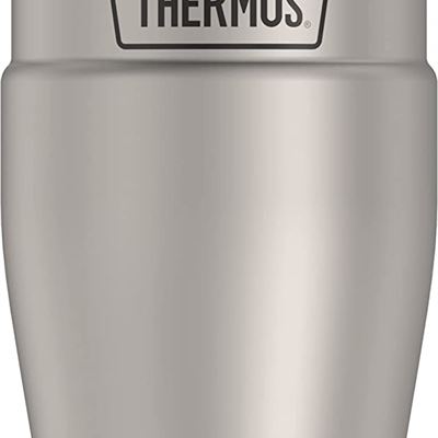 NEW THERMOS Stainless Steel King 16 Ounce Travel Tumbler, Stainless Steel