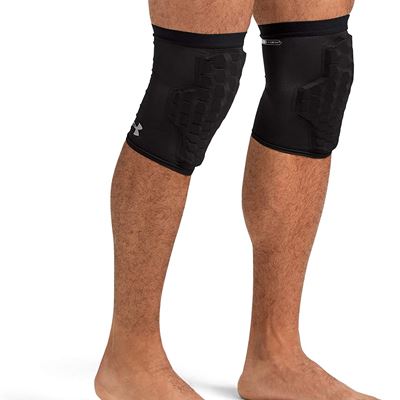 NEW Under Armour Elbow/Knee/Shin Sleeve with Pads. Multipurpose Compression and HEX Padding for Protection. Active Wear for Basketball, Football