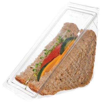 NEW Compostable Sandwich Wedge Container