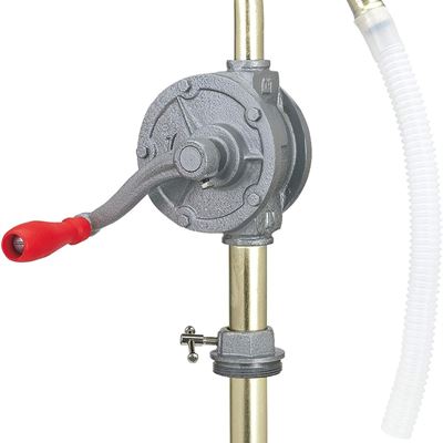 Lumax Gray LX-1318 Rotary Barrel Pump for transferring Non-Corrosive, Petroleum