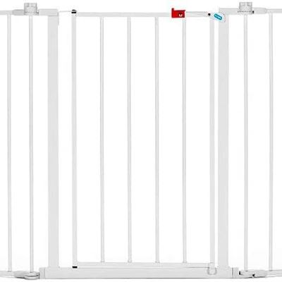 NEW Regalo 76 Inch Super Wide Configurable Baby Gate, Includes 4 Pack of Wall Mo