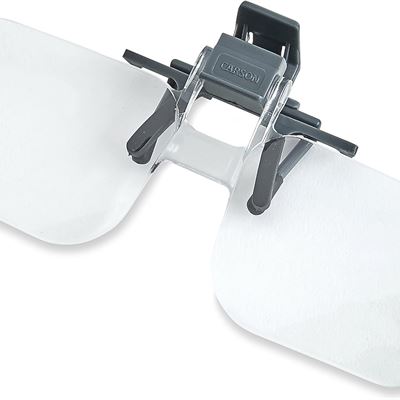 NEW Carson Clip and Flip 1.75x Power Magnifying Lenses