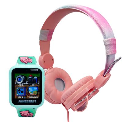 NEW Minecraft Touch Screen Interactive Watch and Headphone Set
