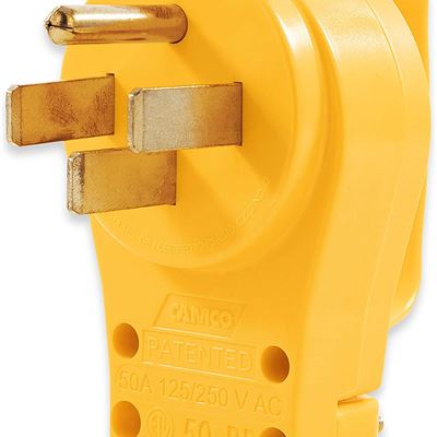 NEW Camco 55255 RV 50 AMP PowerGrip Replacement Plug