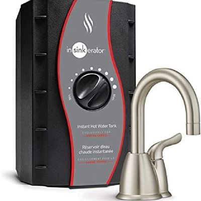 InSinkErator H-HOT150SN-SS Invite Single Handle Instant Hot Water Dispenser Syst