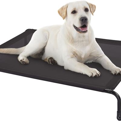 NEW Veehoo Outdoor Elevated Dog Bed, Cooling Raised Dog Cots Beds with No-Slip F