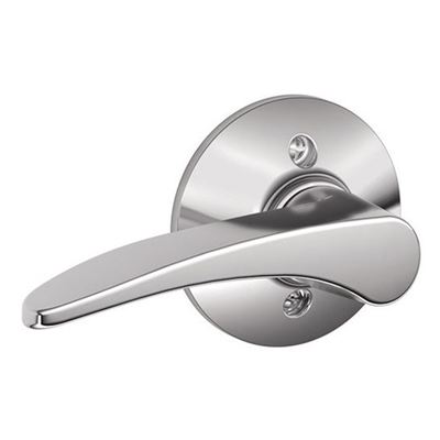 New F170-MNH-RH-625 Schlage F Series - Manhattan Lever style with Single Dummy Trim Function in Bright Chrome
