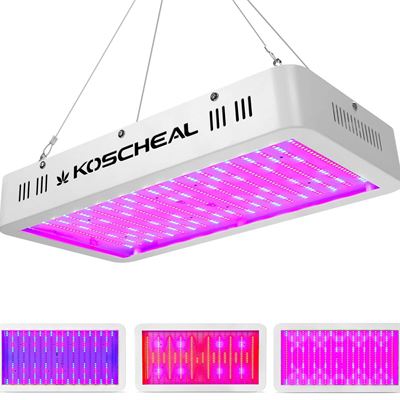 NEW 2000W LED Grow Light, Full Spectrum Plant Grow Light for Indoor Plants with Daisy Chain, Double Switch Plant Light for Veg, Flower and Seeding