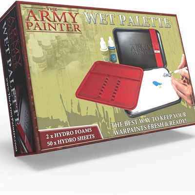 NEW The Army Painter Wet Palette for Acrylic Painting & Hydro Pack Paper Palette