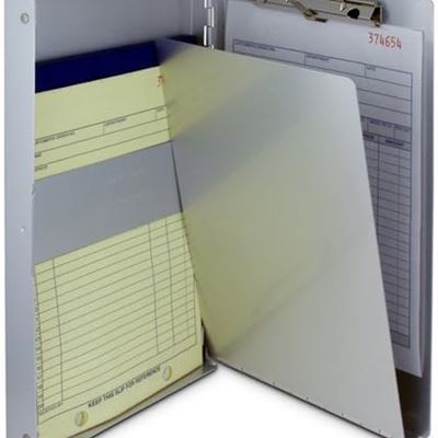NEW Saunders Recycled Aluminum Snapak Form Holder, Memo Size, Fits Paper Size up