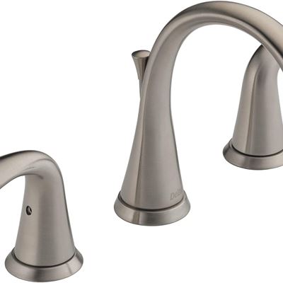 NEW Delta Faucet Lahara 2-Handle Widespread Bathroom Faucet with Diamond Seal Te