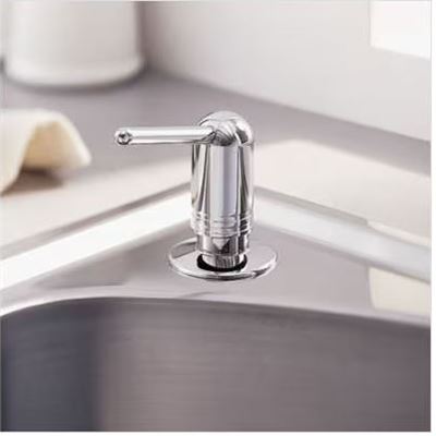 NEW American Standard 4503115.075 Deck Mount Liquid Soap Dispenser, Stainless St