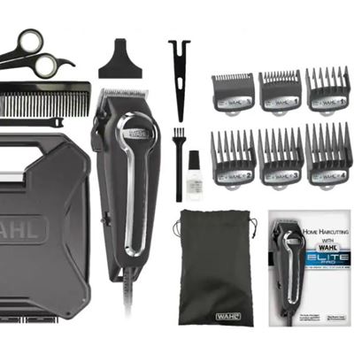 NEW Wahl Elite Pro Haircutting Kit with Trimmer/Clipper, Guide Combs, Scissors &