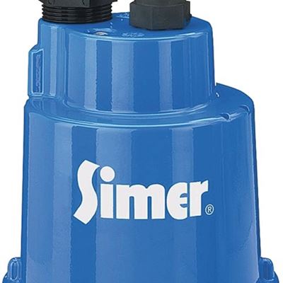 Sta-Rite Simer Geyser 2300 Submersible Utility Pump, 1-Phase, 5.6 A, 115 V, 0.2