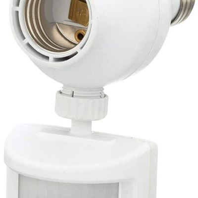 NEW Westek OMLC5BC Outdoor Motion Activated Light Control with Selectable Off Times, White
