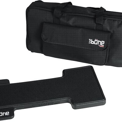 NEW Gator Cases G-BONE Bone Pedal Board with Carry Bag & Power Supply