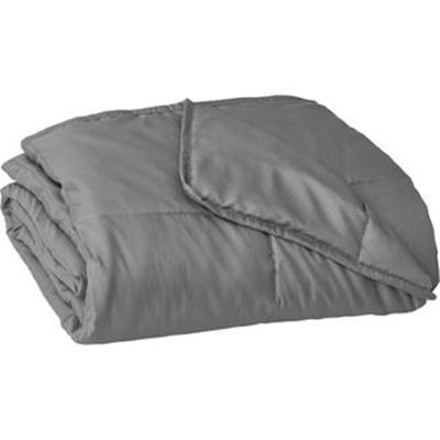 New 48"x72" Essentials Weighted Blanket Gray - Tranquility