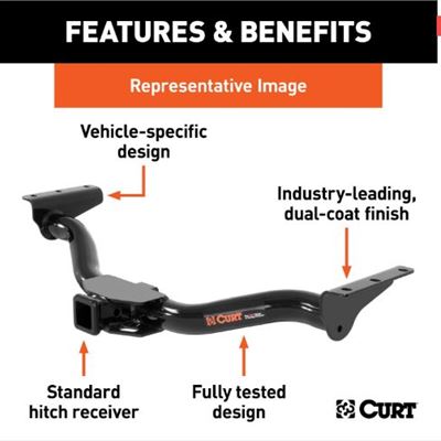 NEW CURT 13151 Class 3 Hitch; 2in. Receiver; Select Jeep Grand Cherokee ZJ