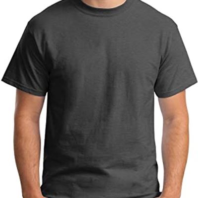 NEW Hanes Mens Short Sleeve Beefy-t (Pack of 2), 2X-Large, Charcoal Heather
