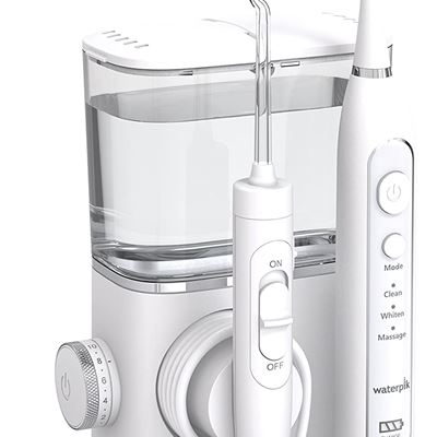 BEW Waterpik Complete Care 9.0 Sonic Electric Toothbrush + Water Flosser, White