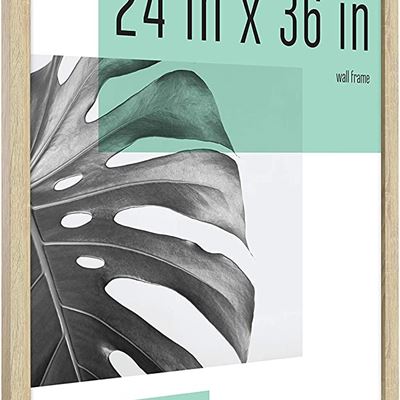 NEW MCS Industries MCS 63756 24x36 Inch Studio Gallery, Natural Woodgrain Frames