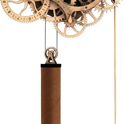 NEW Abong Laser-Cut Mechanical Wooden Pendulum Clock - 3D Clock Puzzle Model Kit
