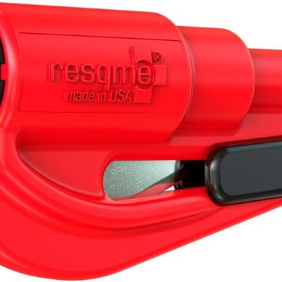 NEW Resqme The Original Keychain Car Escape Tool, Made in USA, Red