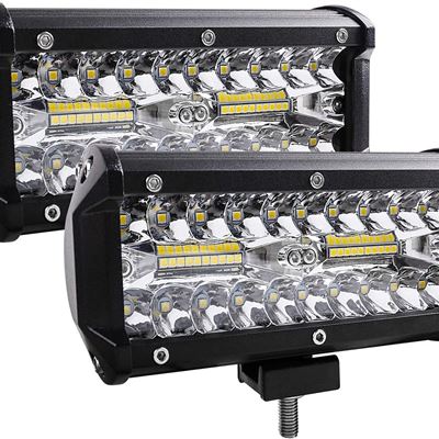 NEW Zmoon Led Light Bar, 2Pcs 240W 24000lm [ Aluminum Alloy Die-Casting Shell ]
