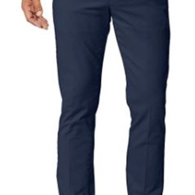 New Izod Men's Saltwater Stretch Flat Front Slim Fit Chino Pant