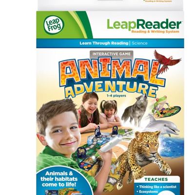 NEW Leapfrog LeapReader Animal Adventure Interactive Board Game