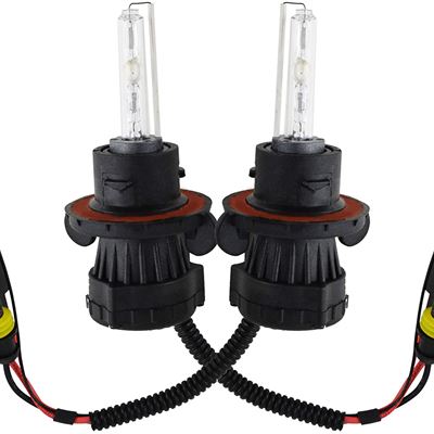 New Innovited Dual High / Low Beam Replacement Bulbs, 55W, High Intensity Discharge, Xenon / Bi-xenon, 6000K