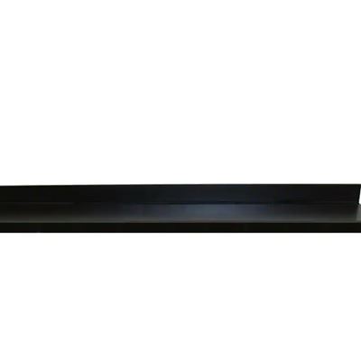 NEW 60 in. W x 4.5 in. D x 3.5 in. H Black MDF Large Picture Ledge Floating Wall