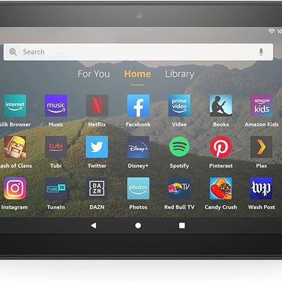 Fire HD 8 tablet, 8" HD display, 64 GB, latest model (2020 release), Black