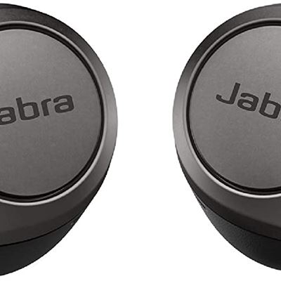New Jabra Elite 85t True Wireless Bluetooth Earbuds, Titanium Black � Advanced Noise-Cancelling Earbuds with Charging Case for Calls & Music