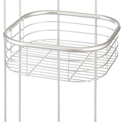 NEW iDesign Forma Metal Wire Corner Standing Shower Caddy, Bath Shelf Baskets fo