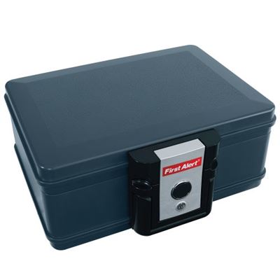 NEW First Alert 0.17 Cubic Foot Fire and Water Protector Chest - 2013F