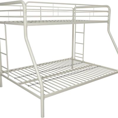 NEW DHP Dusty Twin Over Full Metal Bunk Bed, Off White