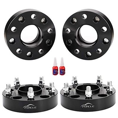 NEW FLYCLE 1.5 inch 5x5.5 Hub Centric Wheel Spacers for Ram 1500, 4PCS Wheel Spacers 5x5.5 with 14x1.5 Studs 77.8mm Center Bore Compatible with 2012