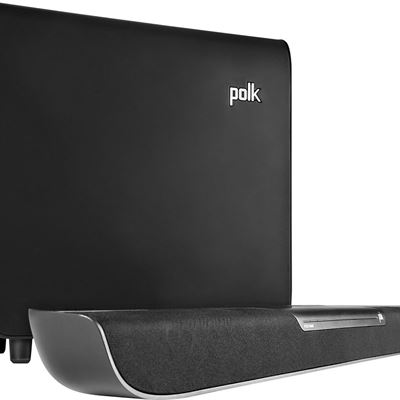 Polk Audio - MagniFi One Soundbar with Wireless Subwoofer - Black