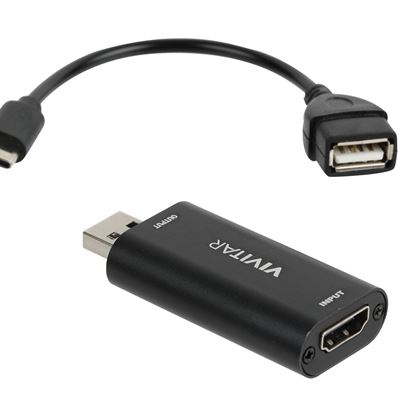 New Vivitar Creator Series HDMI To USB WITH/USB-C Adapter Cable